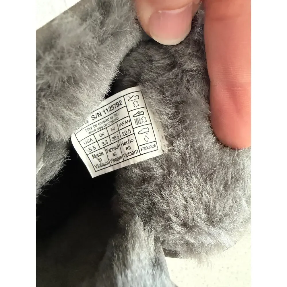 UGG Cory II‎ Shearling Lined Boots NWOB Gray 5.5 - Picture 6 of 6
